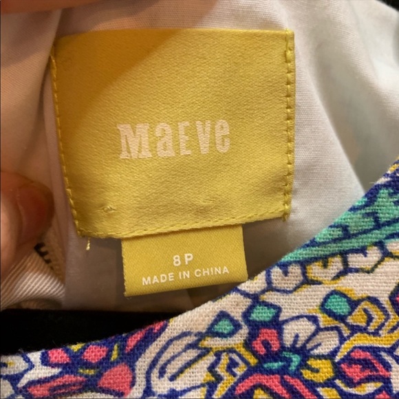 Anthropologie | Maeve Blue Paisley Zipper Tank - Picture 4 of 5